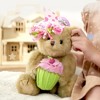Bearington Casey The Birthday Cake Bear: 10" Tall Stuffed Teddy with Ultra-Soft Faux-Fur, Expressive Face - 2 of 4