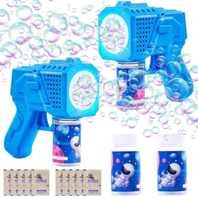 ARTSEA Bubble Blasters 2 Pack,Automatic Bubble Machine for Kids,Outdoor Toys Bubbles for Kids Boys and Girls 3-8 Year Old,Birthday,Party