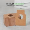 Kraft Wine Bottle Tags for Gifts with Elegant Design, Brown Paper Labels, 200 Count - 3 of 4