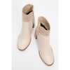 Ropa - Beige Block Heel Zip Boot (Women) | Prologue Shoes - 2 of 3