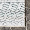 Nuloom Codi Moroccan Banded Machine Washable Pet Friendly Indoor/Outdoor Area Rug, 8' x 10', Green - 4 of 4