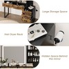 Vanity Desk with Mirror, Makeup Vanity Desk Charging Station,LED Light with 3 Lighting Modes - 4 of 4