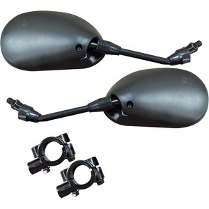 Hurtle Adjustable Rotatable Bike Rearview Mirror with HD Glass Lens - Fits 21-26mm MTB Handlebar - 1 of 1