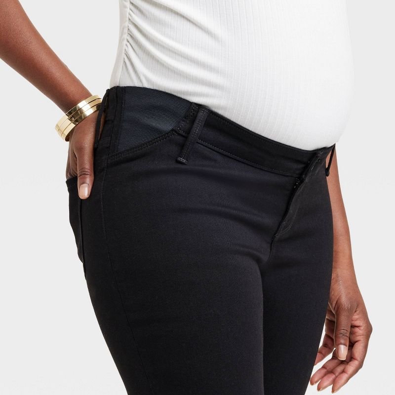 High-Rise Under Belly Skinny Maternity Pants - Isabel Maternity by Ingrid & Isabel™ Black, 5 of 6