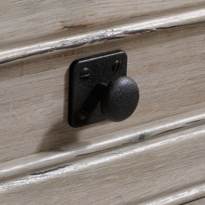 Split Oak 61" Corner TV Stand with Cabinet