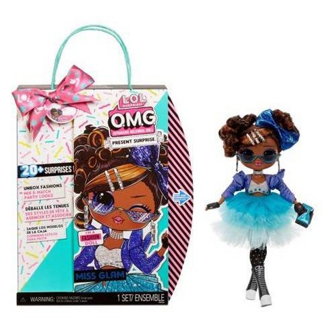 L O L Surprise O M G Present Surprise Miss Glam Fashion Doll With Surprises Target