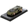 Lamborghini Sian FKP 37 Verde Gea Green Metallic "Hypercar League Collection" 1/64 Diecast Model Car by PosterCars - 3 of 3