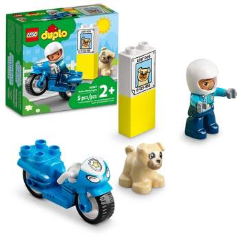 LEGO DUPLO Rescue Police Motorcycle Toy 10967