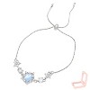 Women's Silver - Toned Alloy Star - Themed Metal Bracelet - 3 of 4