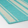 5'3" x 7' Nador Outdoor Rug Teal/Ivory - Christopher Knight Home: Modern Loomed Polypropylene, Water-Resistant - 4 of 4
