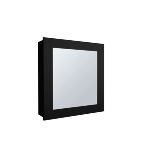 GlasFlength Decorative Wall Mirrors Bathroom Decor Cabinet Accent Mirror Vanity Medicine Cabinet Mirrors for Bathroom Wall, Black, 18.6"*5.7"*20.5" - 1 of 4