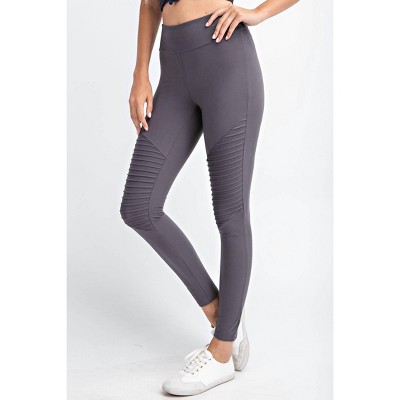 Women's FULL LENGTH MOTO LEGGINGS - mono b