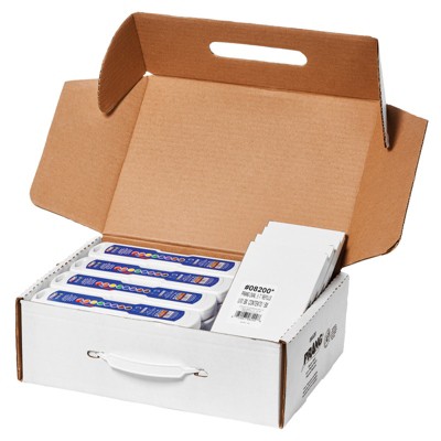 Prang Oval Pan Watercolor Set Master Pack, 8 Assorted Colors, 36 Count
