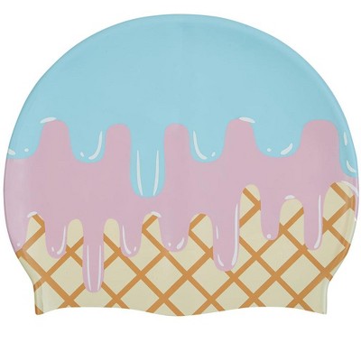 Sporti Ice Cream Scoop Silicone Swim Cap