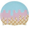 Sporti Ice Cream Scoop Silicone Swim Cap - 2 of 4