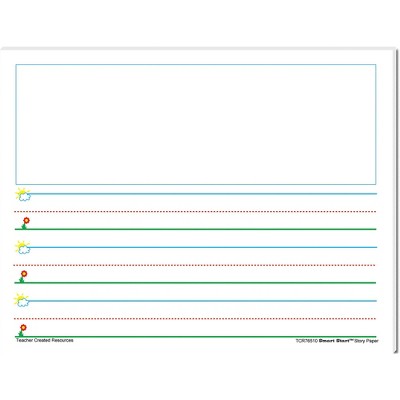 Teacher Created Resources Smart Start Story Paper, Grade K to 1, 1 Inch Rule, 11 x 8-1/2 Inches, 360 Sheets