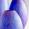 Cyan Design - Fused Groove - Small Vase - 6.5 Inches Wide By 9.5 Inches High - 3 of 3