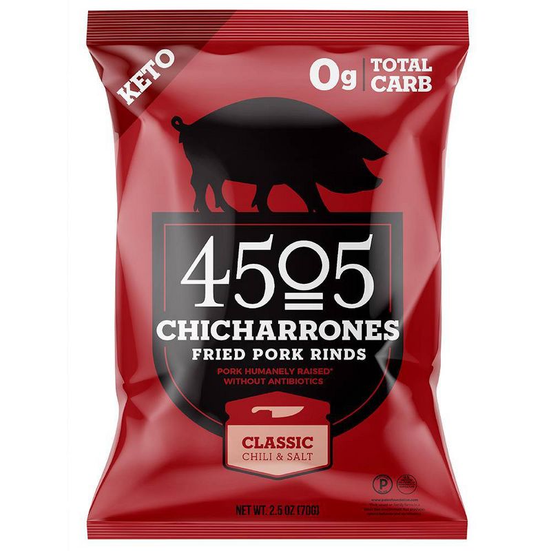 4505 Meats Classic Chili &#38; Salt Pork Rinds - 2.5oz, 1 of 7