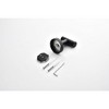Munora 6-Pack Stainless Steel Bathroom Towel Hooks, No Drill, Matte Black - 2 of 4