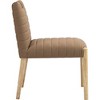 Meridian Furniture,Aimee Vegan Leather Dining Side Chair, Set of 2 - 4 of 4