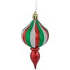 Northlight 8ct Traditional Colors Shatterproof Finial Christmas Ornaments, 4.75" - 3 of 4