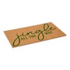HomeRoots 24" X 36" Brown And Green Christmas Outdoor Coir Door Mat - 4 of 4