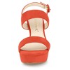 Allegra K Women's Slingback Platform Chunky High Heel Adjustable Buckle Strap Sandals - 2 of 4