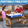 SereneLife 40" Air Hockey Game Tabletop - Blue & Black - image 2 of 4