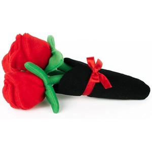 ZippyPaws Burrow, Valentine's Day Bouquet of Red Roses -  Colorful Squeaky Dog Toys, Plush Dog Puzzles - 1 of 1