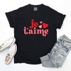 Simply Sage Market Women's Je T'aime Short Sleeve Garment Dyed Tee - 3 of 4