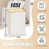Laundry Basket with Lid, 145L Extra Large Laundry Hamper 3 Section Dirty Clothes Hampers for Laundry with Removable Laundry Bags - 4 of 4