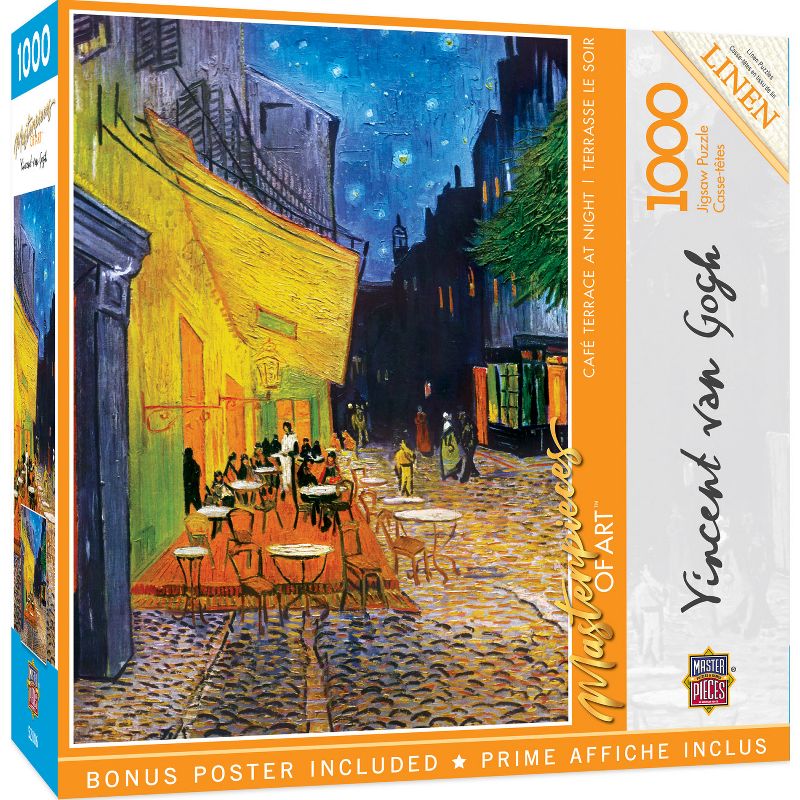 MasterPieces 1000 Piece Puzzle - Café Terrace at Night - 19.25"x26.75", 2 of 8