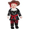 HalloweenCostumes.com Infant Posh Pirate Costume | Premium Pirate Costume with Fully Enclosed Booties - 2 of 3