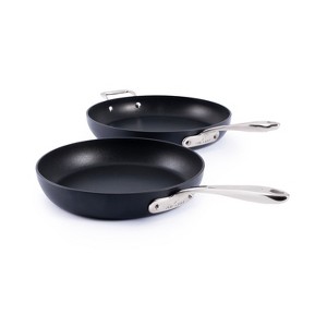 All-Clad 10" & 12" Nonstick Frypan Set,  HA1 Expert Cookware, Black - 1 of 4