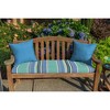 Casual Cushion Solid Sunbrella Fabric 1-Piece Indoor/Outdoor Square Throw Pillow - 2 of 4