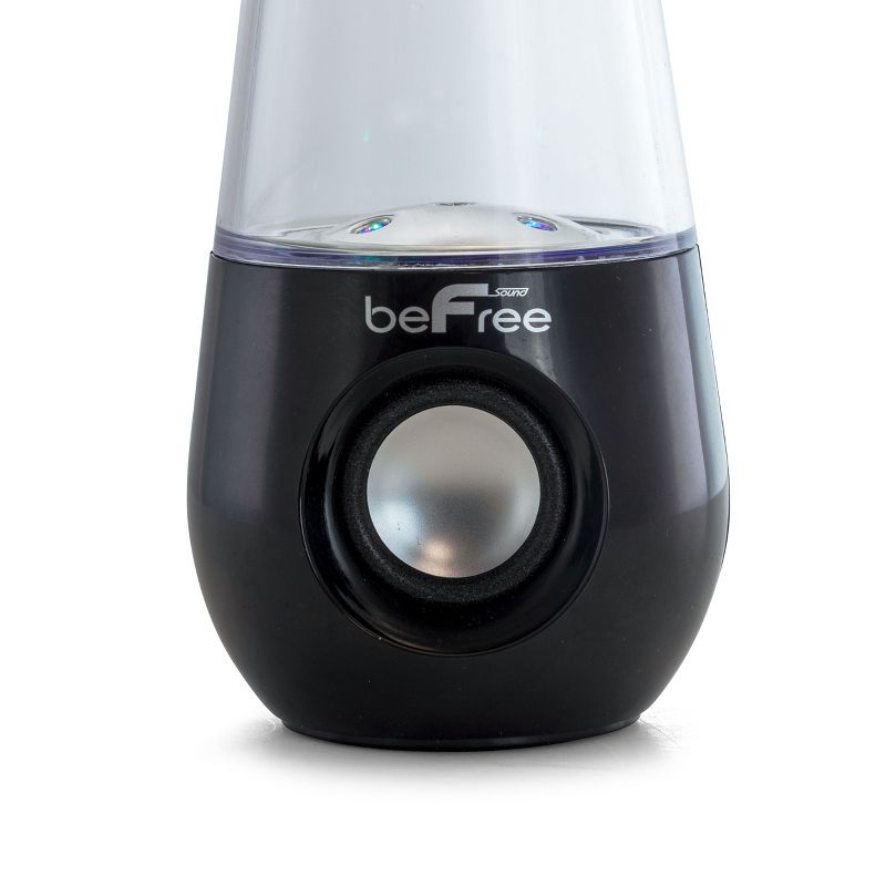 beFree Sound Bluetooth LED Dancing Water Multimedia Speakers in Black, 4 of 7