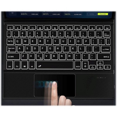 SAHARA - Navigation Series Keyboard Case with TrackPad for Samsung Galaxy Tab S10 FE, Tab S9 and Tab S9 FE - Black