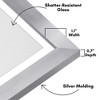 Americanflat 20x30 Poster Frame with Polished Plexiglass - Use as 12x18 Frame with Mat or 20x30 Frame Without Mat - Streamline Collection - Black - 3 of 4