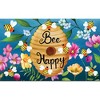 Briarwood Lane Spring Doormat 30x18 Indoor Outdoor Happy Beehive For Spring Doormat - 3 of 4