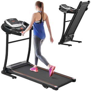 HFYee Walking Pad 300 LB Capacity with 3 Level Incline and 2.5 HP Silent Motor, Foldable Caminadoras Para Hacer Ejercicio for Home - 1 of 4