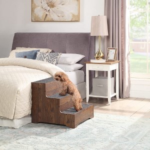 unipaws Wooden Pet Stairs – Non-Slip for Dogs & Cats - 1 of 4