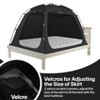 EighteenTek Portable Privacy Bed Tent, Great Solution To Enhance Sleep Environment - 4 of 4