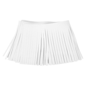 Unique Bargains Soft Faux Leather Double Side Fringe Trim for DIY Sewing - 1 of 4