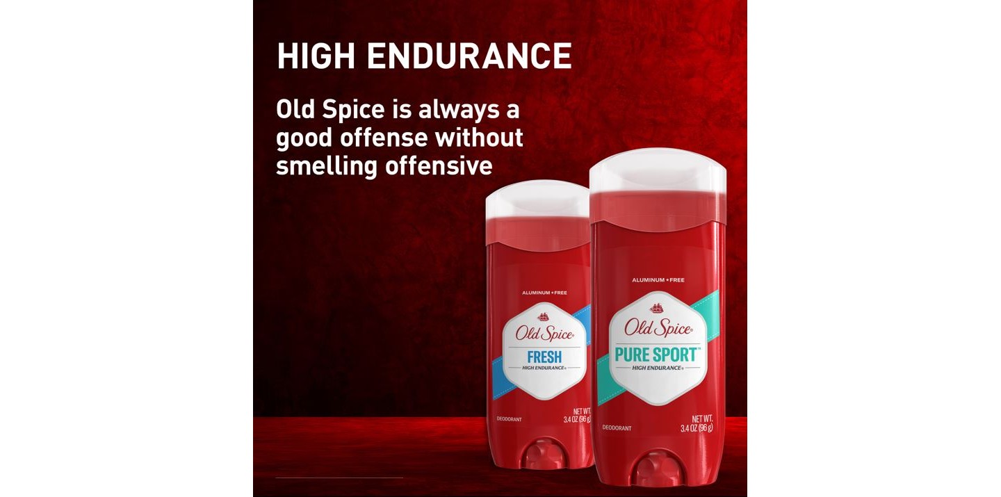 Мужской дезодорант Old Spice High Endurance без алюминия, 2 шт. по 3.4 oz — фото 2