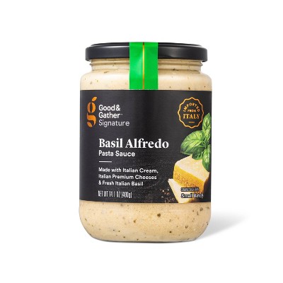 Signature Basil Alfredo Sauce 14.1oz Good Gather Target