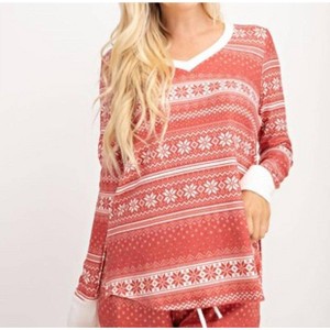 Women's Winter Snow Cashmere Long Sleeve Top - 143 STORY - 1 of 2