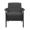 NicBex Polyester Accent Chair,Upholstered Living Room Chairs with High Back and Rubberwood Legs,Modern Armchair,Club Chairs for Living Room - 4 of 4