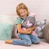 Bayer Design Dolls: Carrier Modern Design - Grey, Pink, Butterfly - 4 of 4