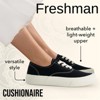 CUSHIONAIRE Women’s Freshman Canvas Lace-Up Sneaker with Memory Foam, Wide Widths Available | Casual Walking Shoes, Lightweight & Comfortable - 2 of 4
