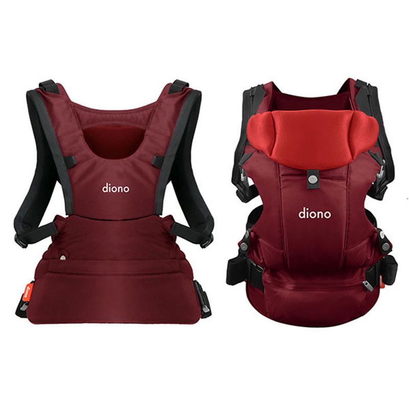 Diono Carus Essentials 3-in-1 Baby Carrier, Front & Back Carry, Newborn, Toddler up to 33 lb / 15 kg, 4 of 5